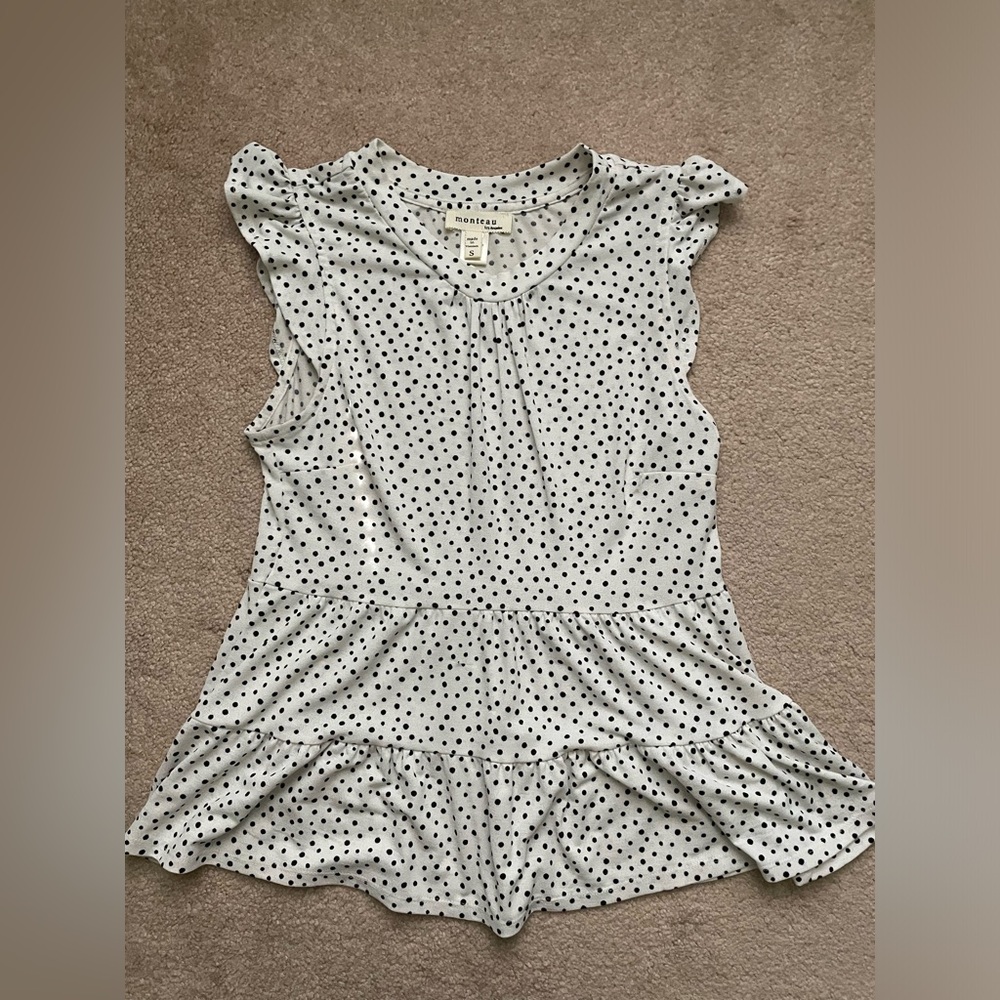 Girls Polka Dot Blouse